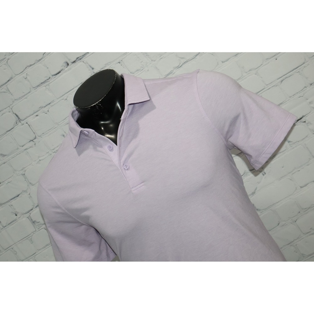 Lululemon Golf Polo Shirt Men Small Purple Performance Athletic Evolution